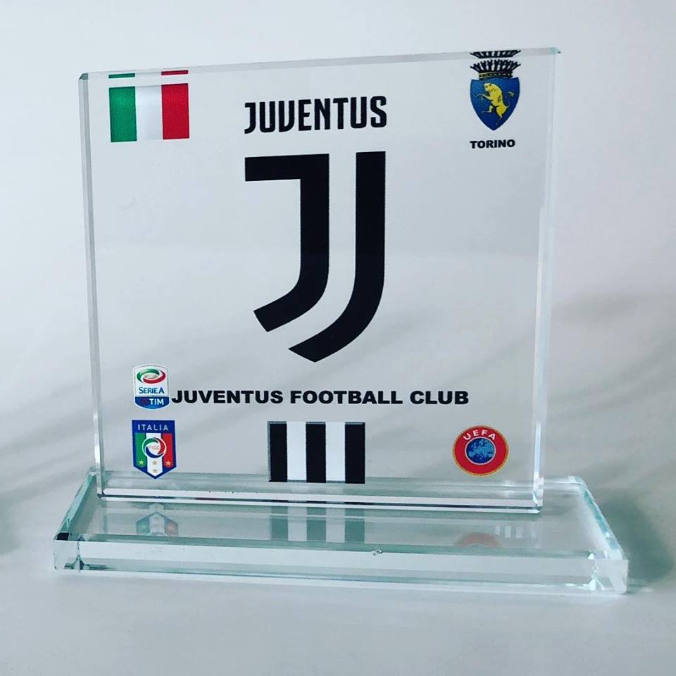trofeo personalizzato juventus